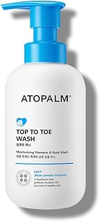 ATOPALM Top to Toe Baby Wash & Shampoo, Sulfate-Free, pH Balanced, Head to Toe Bath, 10.1 Fl Oz, 300ml