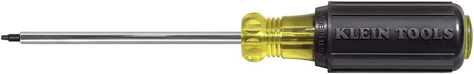 Klein Tools 666 #2 Square Recess Screwdriver, 8-Inch Shank, Made in USA
