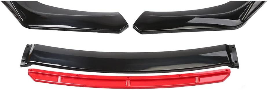 Uklal Car ABS Front Bumper Splitter, For Daihatsu Terios Sirion Yrv Feroza Charade Mira Lip Body Splitter Spoiler Diffuser Canard Protector Car Parts Decorative,B