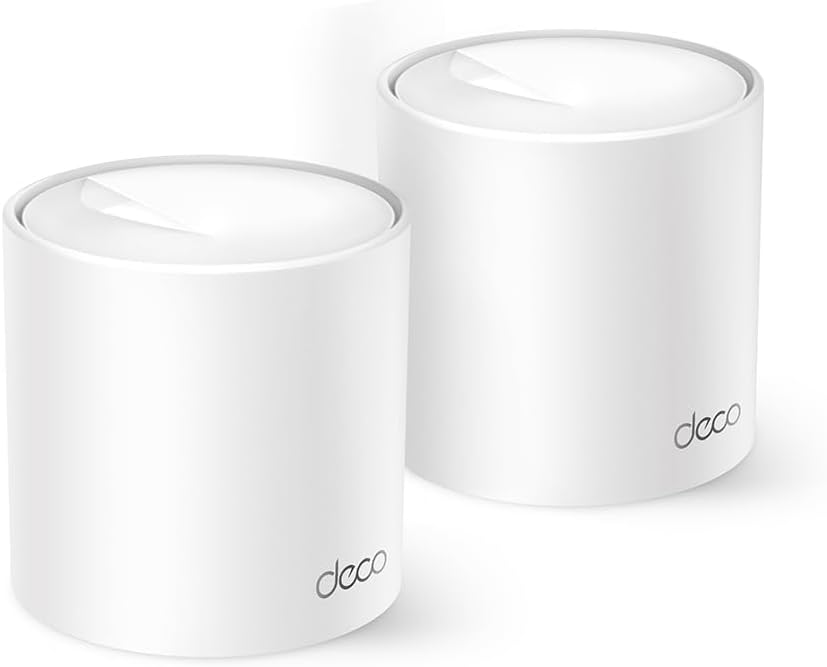 TP-Link Deco X1500 AX1500 Whole Home Mesh Wi-Fi 6 System, Pack of 2