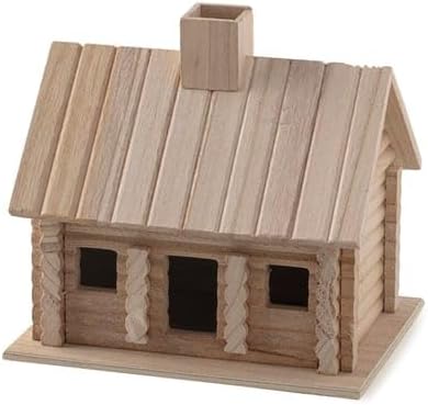 9”; Log Cabin Birdhouse by Make Market®