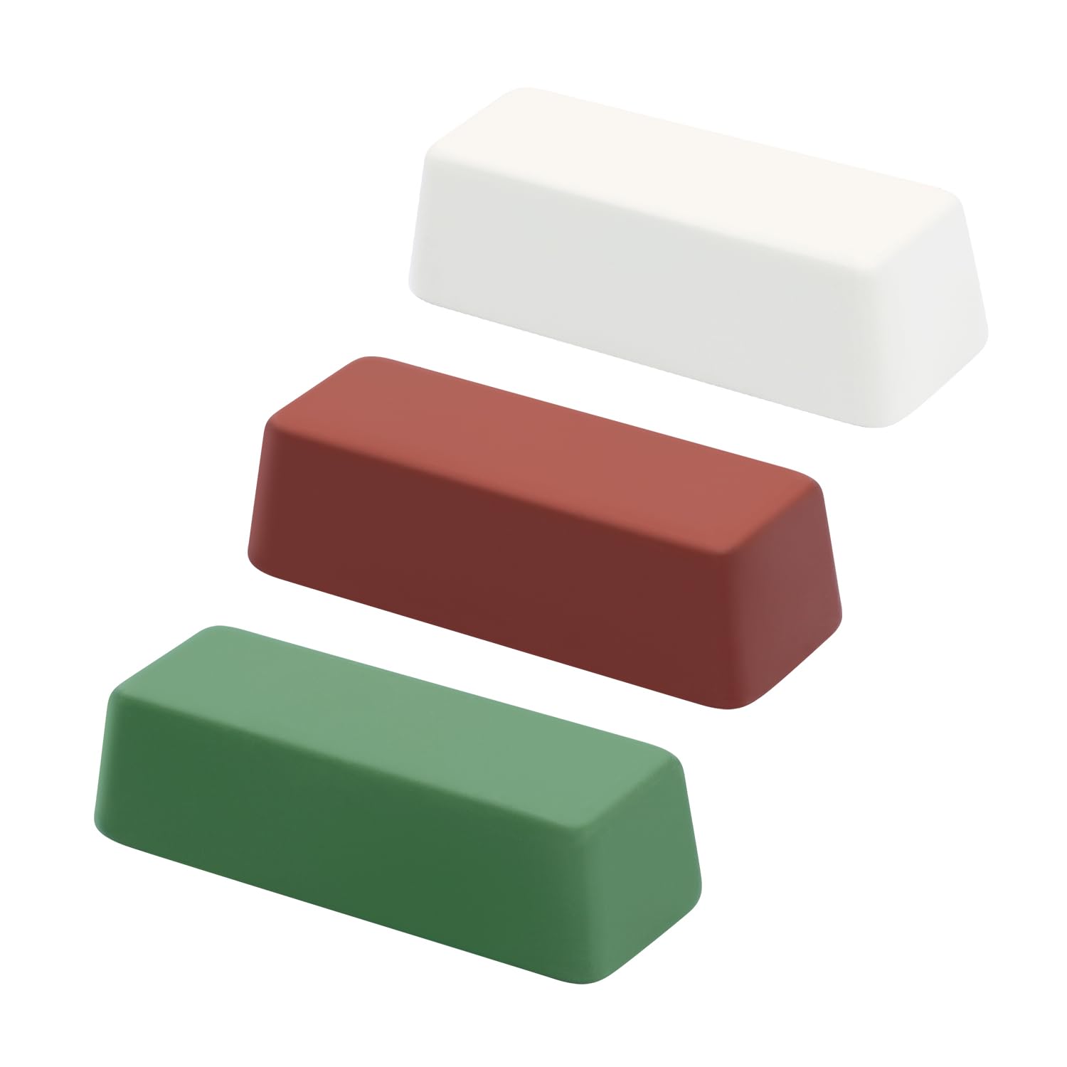 SCOTTCHEN Mini Buffing Polishing Cutting Compounds 4 Oz. Kit - Green Fine/White Medium/Red Coarse - 3 Pack