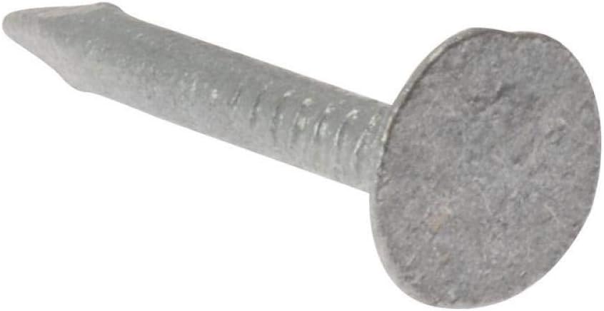 ForgeFix Clout Nails - Extra Large Head | 3.00 x 25mm | Galvanised | Bag 500gm