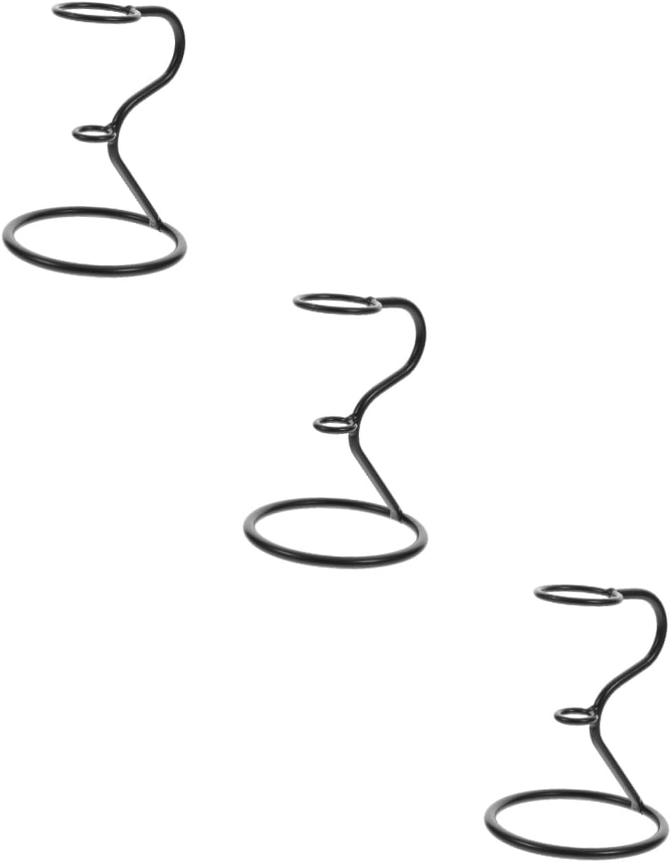 3pcs Ice Stand Single Cone Stand Ice Cones Holder Cream Toppings Station Food