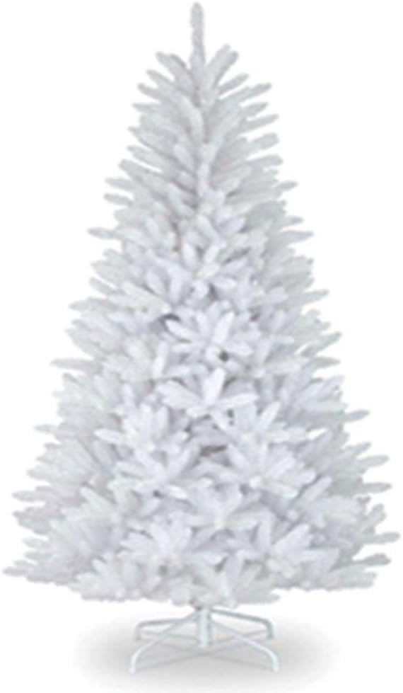 SHATCHI 6ft/1.8m Alaskan Pine White Artificial Christmas Tree Bushy 550 Tips Xmas Home Decorationations Decorations, PVC, 180cm