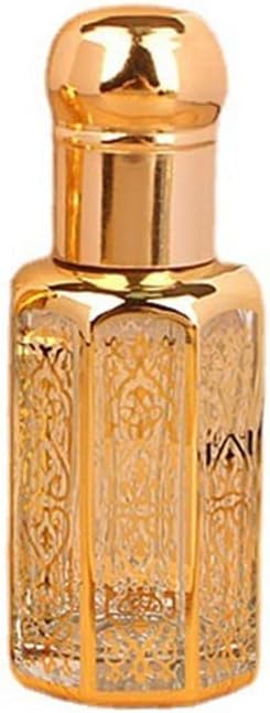 Perfume Bottles, Mini Dropper Bottles, Vintage Bronzing Liquid Containers, Empty Middle East Wedding Decoration, Essential Oil Bottles(12ml-gold)