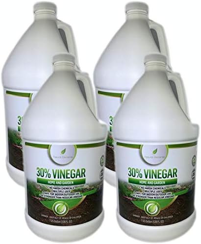 Natural Elements 30% Vinegar | (4) 1 Gallon Pack | Home and Garden Vinegar