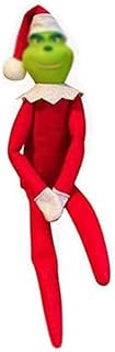 Christmas Elf Plush Doll - Red and Green Elves for Home Decoration, Xmas Christmas Ornaments Tabletop Home Office Decor, Fun Toys Gifts and Christmas Decorations (red)