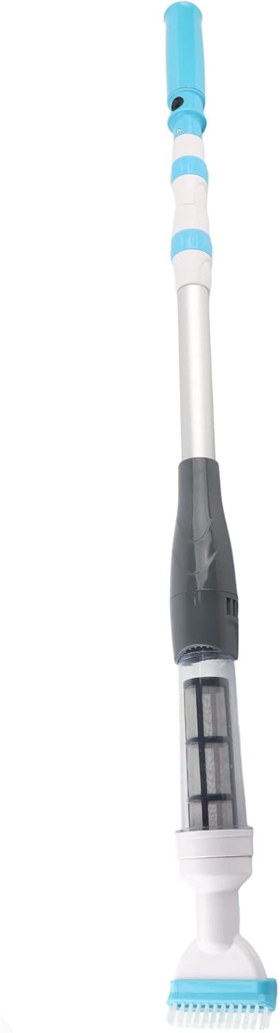 Joyzan Handheld Pool Cleaner, Stick Pool Vacuum Quiet Operation Sand Debris Suction Cleaner Electric Vacuum Cleaner for Above Ground Pools Spa Hot Tub