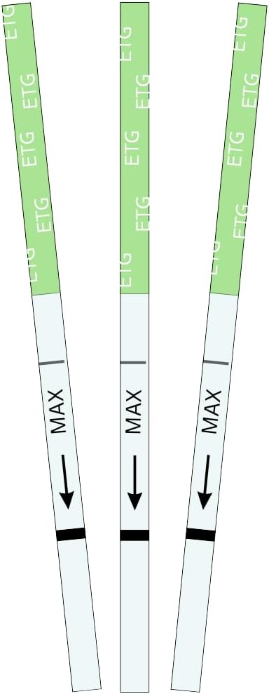 12 Panel Now ETG Alcohol Strips - 80 Hour Detection Time, Rapid Detection with High Sensitivity, Instant Read, Results Within 5 Minutes (Pack of 25)