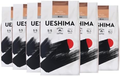 Ueshima Fuji Mountain Ground Coffee 200g (Pack of 6)