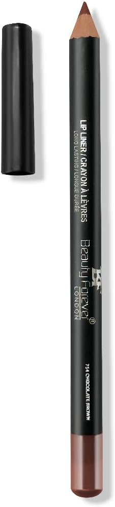 Beauty Forever Lip Liner, Creamy and Anti-Smudge, 1gm (754 Chocolate Brown)