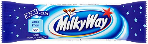 Milky Way Chocolate Bar European 21.5g/0.75oz (Pack of 56)
