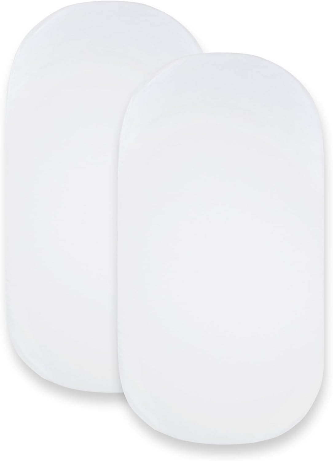 Burts Bees Baby Bassinet Sheet, Infant Fitted BEESNUG Cover, 100% Organic Cotton, Soft Unisex Newborn Essentials for All Standard Oval or Rectangle Bassinet Bed Pads or Mattresses - 15 x 33 Inches