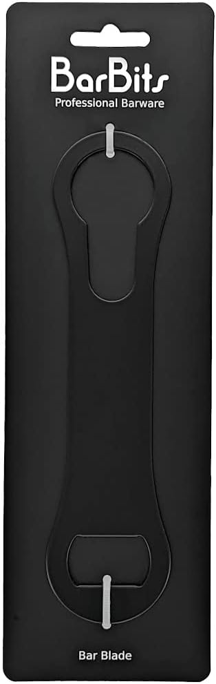 BarBits Bartender Bar Blade & Pourer Remover - Black - Heavy Duty Bar Blade, Professional Flair Cocktail Tool