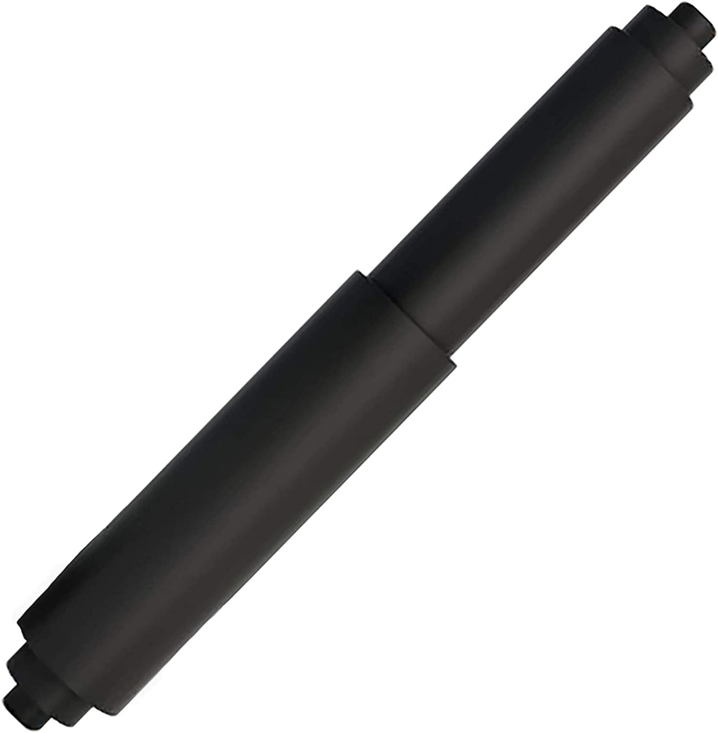 Toilet Paper Roller Holder (7 Inch) Black Plastic (Spring Loaded) Replacement Spindle Rod Roll Extender Fits Large Bathroom Rolls Fashion design