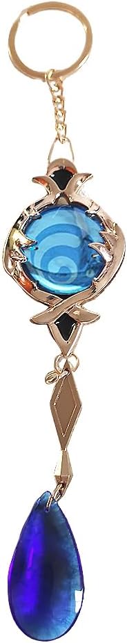 Blue Pendant Decoration Chain Costume Accessory Prop for Furina Fontaine Focalors Cosplay from Genshin Impact