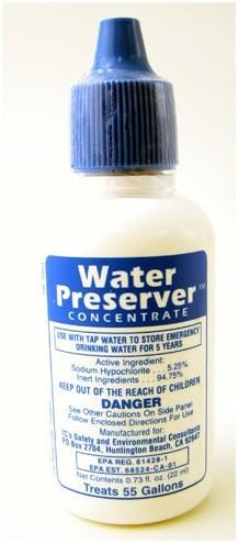 Mayday Industries 55 Gallon Water Preserver - Case of 12 (5 Year)