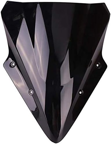 Qwertfeet Windshield WindScreen Double Bubble Windshield Deflector for Ninja 650 2017-2019 Motorcycle Accessories