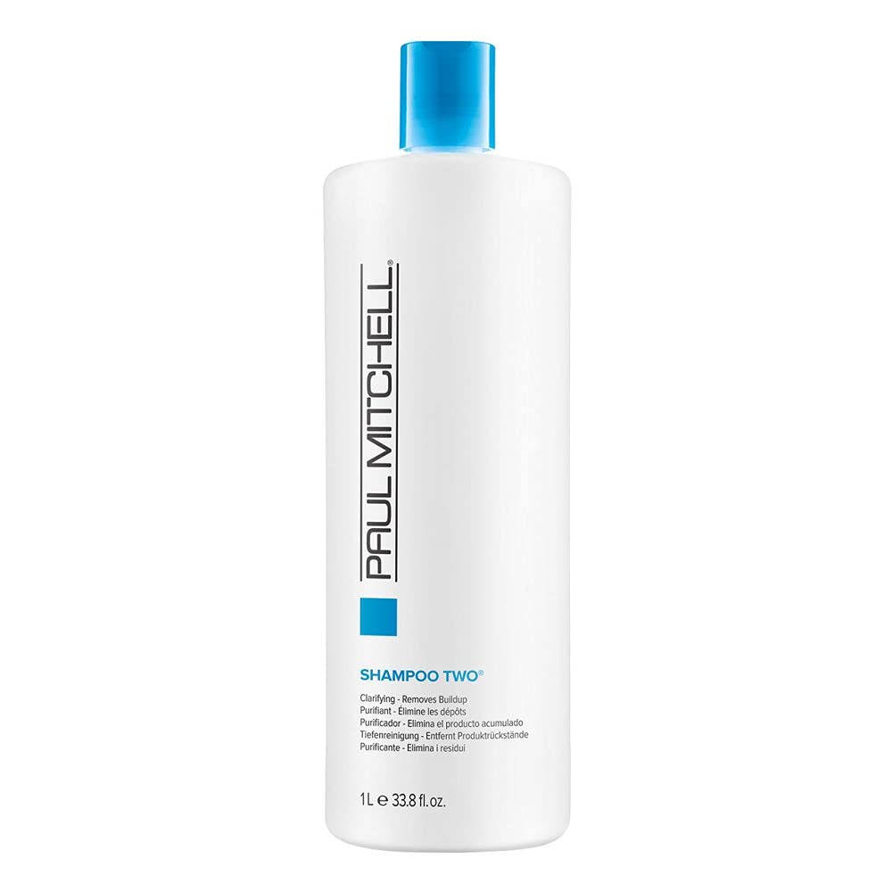 Paul Mitchell Shampoo Two, Clarifying Shampoo, Deep Cleanses + Removes Buildup, For All Hair Types, Especially Oily Hair