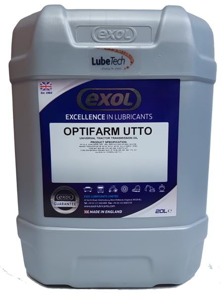 Generic EXOL OPTIFARM UTTO UNIVERSAL TRACTOR TRANSMISSION/HYDRAULIC OIL FLUID 20LTR