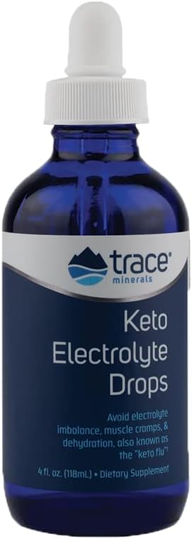Trace Minerals | Keto Electrolyte Drops | Sugar Free Full Spectrum Electrolytes for Sustained Energy | Gluten Free, Vegan | 24 Servings