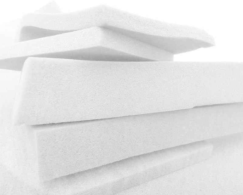 Nod Off High Density Cushions Seat Pad Upholstery Foam Sheet for Cushions Sofa Chair Foam Sheets for Crafts Cut To Any Size Dining Seat Stool Foam Sheet (14 X 14 X 1 inches)