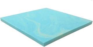 Foamma 1" x 23" x 23" Cooling Gel-Infused Memory Foam Cushion, Seat Replacement, Padding, Chair Cushion Square Foam, Dining Chairs, Wheelchair Cushion Replacement