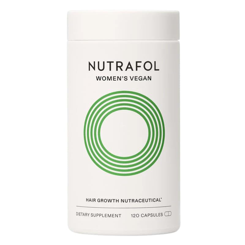 Nutrafol Women's Hair Growth Supplements, For Women 18-44 Years Old, Clinically Tested for Visibly Thicker, Stronger Hair, 100% Vegan Ingredients, Dermatologist Recommended - 1 Month Supply
