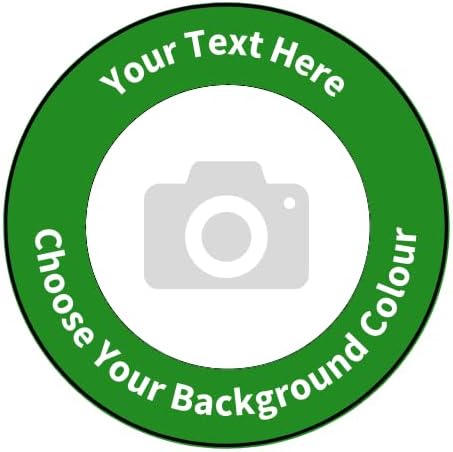 105 Personalised Customised Upload Your Own Image Circle Stickers Reward 37mm Primary Teaching Services