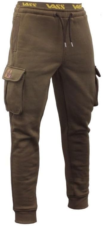 Vass VQ552 Culture Fishing Cargo Jogger Khaki Green Large - VQ552/07/L