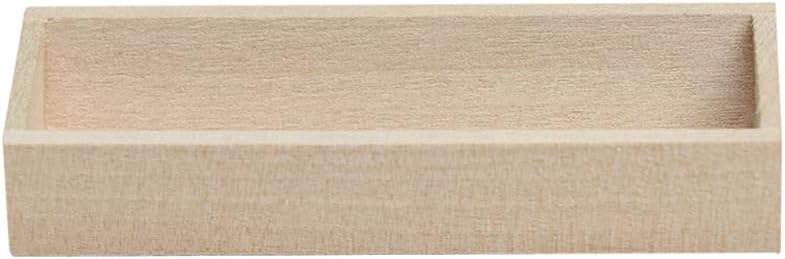 PRETYZOOM Mini House Adorn 1:12 Dollhouse Miniature Window Box Tiny Wood Flower Plant Pots Model Mini Wooden Planter Miniature Garden Accessory Simulation Miniature Vase Model