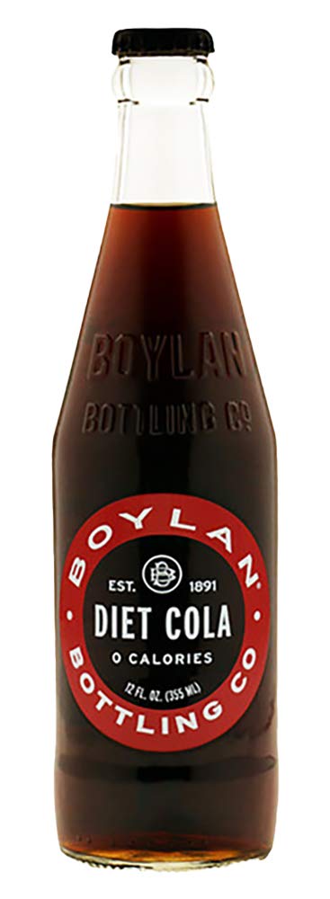 Boylan Diet Cane Cola- 12 oz (6 Glass Bottles)