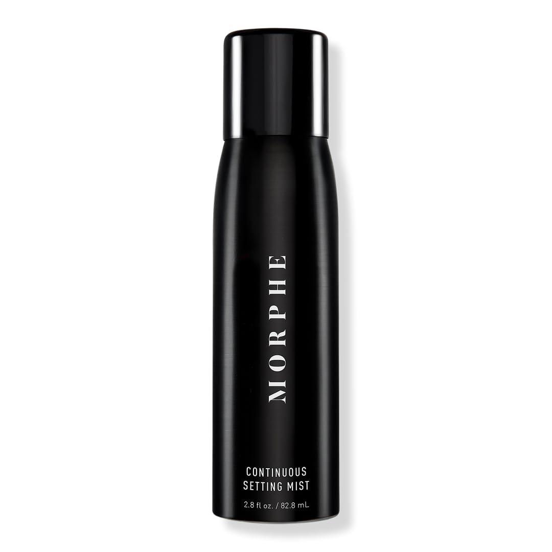 Morphe Morphe Continuous Setting Mist - Micro-Fine Makeup Setting Spray with a Natural Radiant Finish - Helps Makeup Resist Caking or Fading & Increases Wear of Foundation (2.8 fl oz)