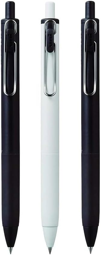 Uni-Ball Retractable Gel Ink Rollerball Pens, 0.5 mm, Black (3-Pack)