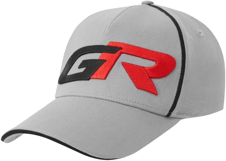 Toyota Gazoo Racing, Official 2025 WEC Merchandise, Team Baseball Cap, Hat, Adjustable, Silver, Red, White