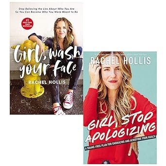 Rachel Hollis Collection 2 Books Set (Girl Wash Your Face ,Girl Stop Apologizing