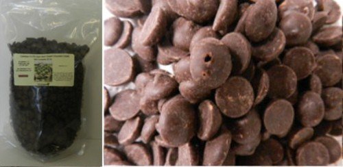 Callebaut 811 Dark Callets , Callebaut 811 54.5% Dark Chocolate Callets, from OliveNation, Semi Sweet Baking & Confectionery Chips - 1/2 lb
