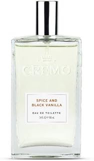 Cremo Cologne for Men - Spice & Black Vanilla Mens Cologne - An Explosion of Vibrant Spices, Dark Woods and Black Vanilla, 3.4 Fl Oz
