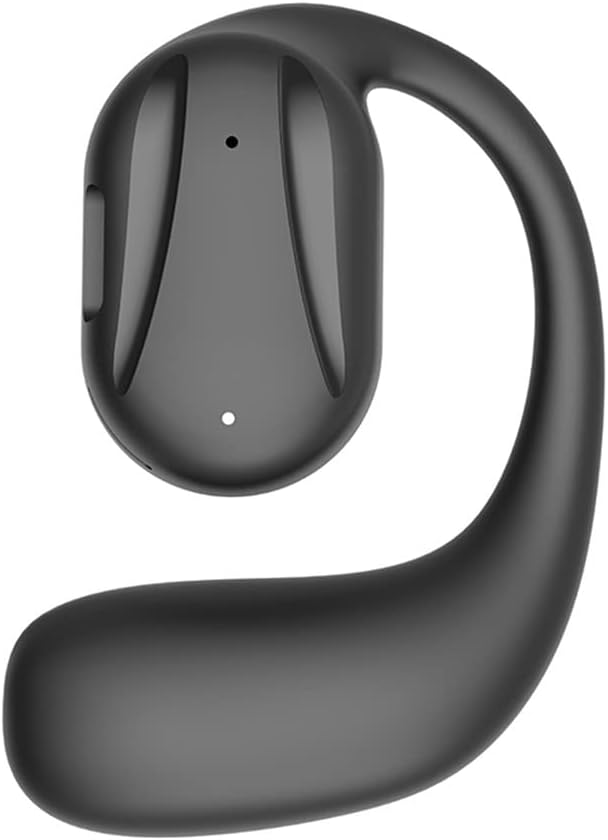 Open Ear Bluetooth Headphone Single on Ear Bluetooth Headset Wireless Earpiece with earhook Sport Business Earphone Up to 15 Hours Talk Time Left Earphone