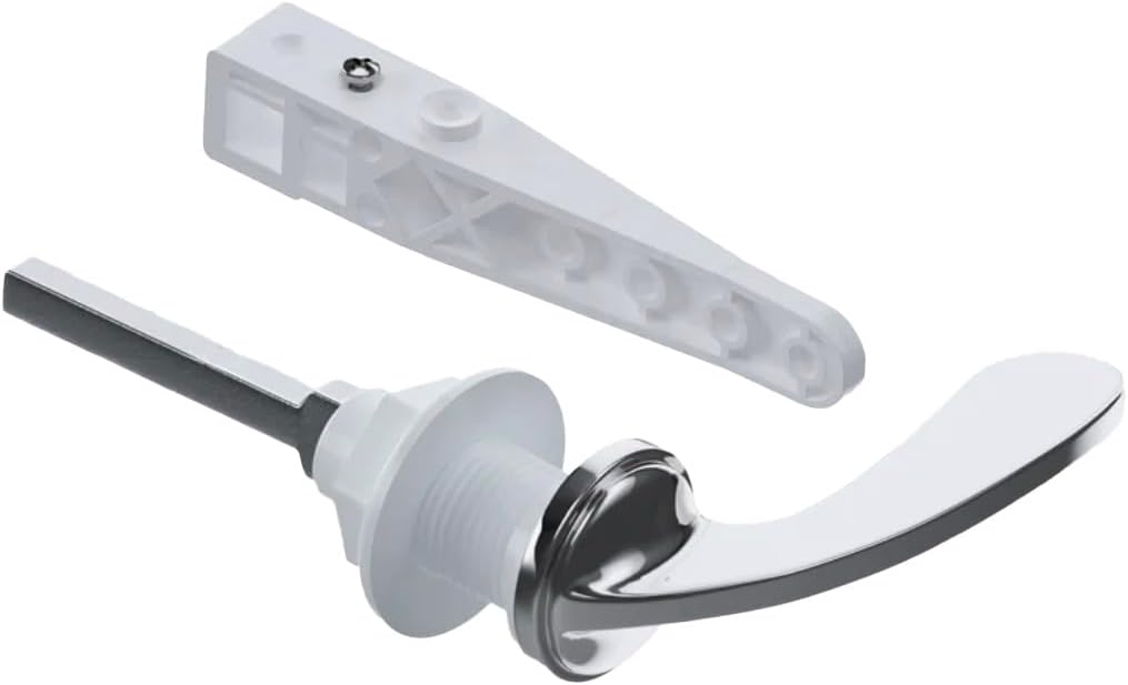PlumbEZ Toilet Cistern Handle with Adjustable Arm, Durable Replacement Easy Installation Cistern Handle Compatible with Most Toilets