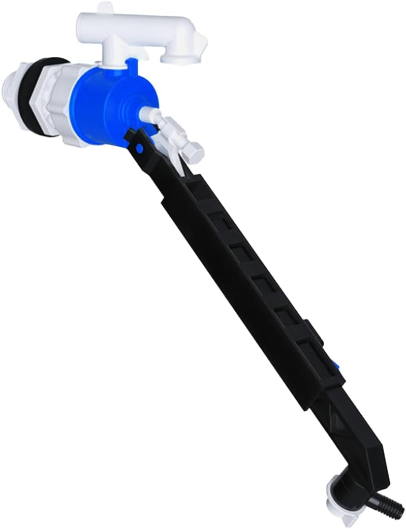 PlumbEZ Universal Side Entry Toilet Cistern Fill Valve with Adjustable Float Arm - 1/2" Toilet Inlet Valve, Side Entry Fill