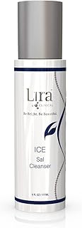 Lira Clinical Ice Sal Cleanser - 6 fl oz Cooling Face Wash for Oily Skin & Acne-Prone Skin- with Salicylic Acid, Mastiha, Peptides, & Plant Stem Cells