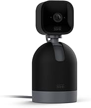Blink Mini Pan-Tilt Camera (newest model), Rotating indoor plug-in smart security camera, two-way audio, HD video, motion detection, Works with Alexa (Black)