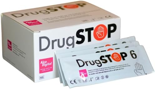 Saliva Drug Test Kit (10 x Saliva Tests) x 6 Drugs, Oral Fluid Testing