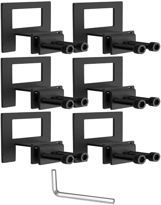 6 Pack Non-Slip Mattress Grippers for Metal Bed Frame,Mattress Holder in Place Gripper,Mattress Slide Stopper Adjustable Size ,Keep Mattress from Sliding Gripper,Mattress Gaskets Wide Adaptability
