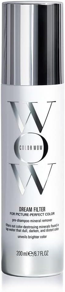 COLOR WOW Dream Filter Pre Shampoo Mineral Remover - Get Lighter, Brighter, Shinier Color in 3 Minutes
