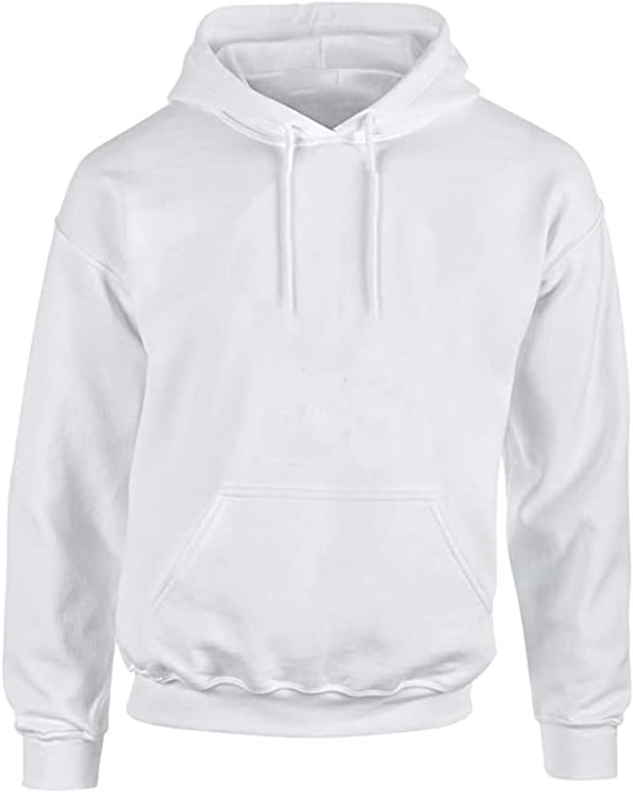 Gift Hub Unisex Fashion Hoodie - Hooded Pullover with Drawcords & Front Pockets, Fleece Hoodie Sweatshirt for Men and Women
