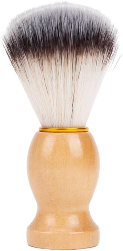 Redwestmelon Shaving Brush With Elegant Wooden Handle for Men - Hair Salon Tool for Wet Shaving