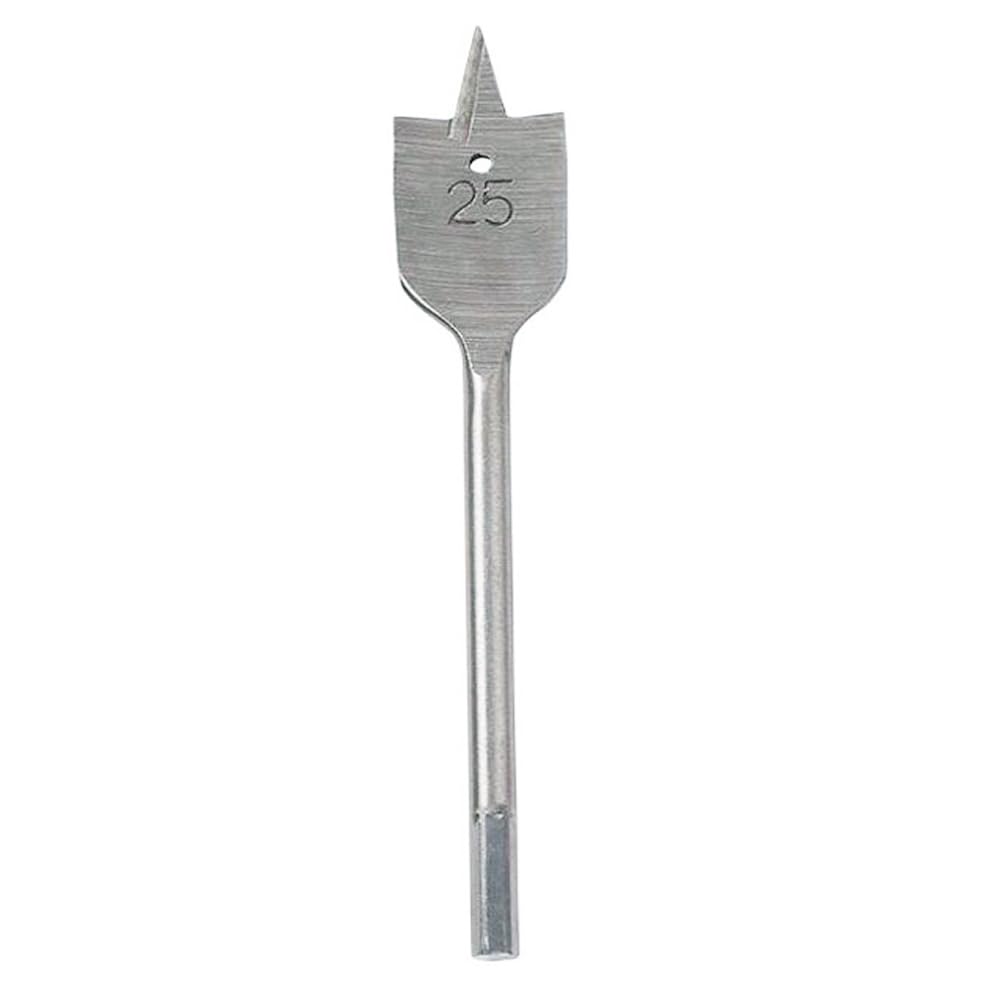18MM High Carbon Steel Spade Drill Bit,Woodworking Paddle Flat Bit for Wood,Soft & Hardwood,Gypsum Board,Clinker,Foam Box-1PCS Silver